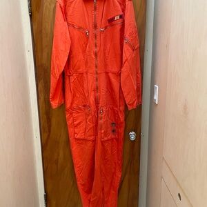 DKNY Vibrant Orange 1 piece suit